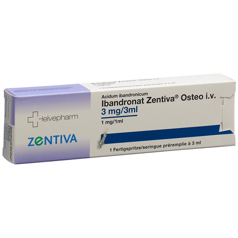 IBANDRONAT Zentiva Osteo 3 mg/3ml Fertspr 3 ml