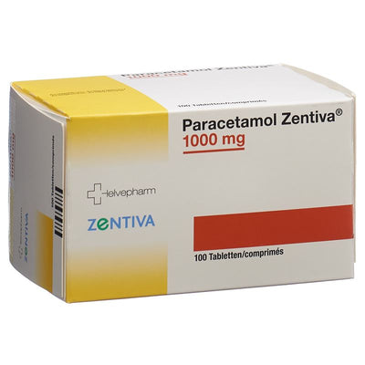 PARACETAMOL Zentiva Tabl 1000 mg 100 Stk