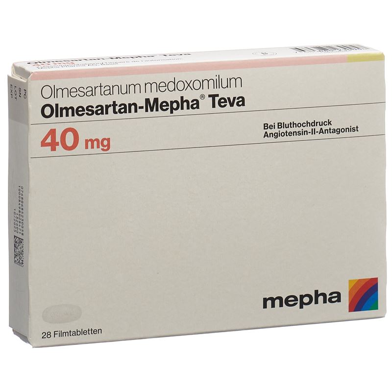 OLMESARTAN Mepha Teva Filmtabl 40 mg 28 Stk