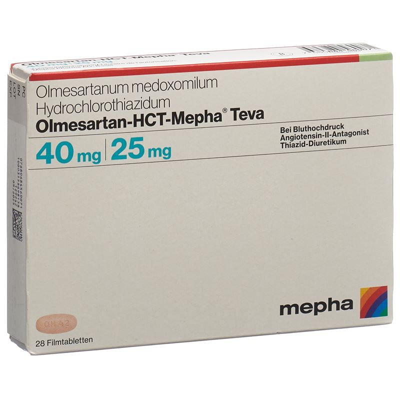 OLMESARTAN-HCT Mepha Teva 40mg/25mg 28 Stk