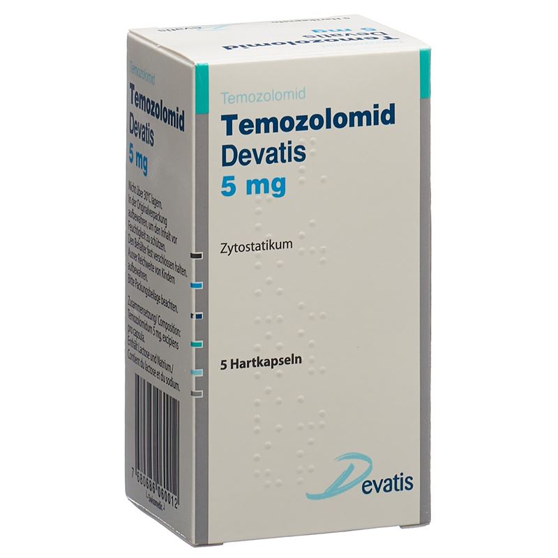 TEMOZOLOMID Devatis Kaps 5 mg Fl 5 Stk