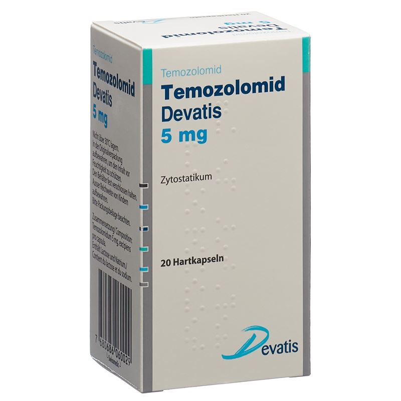 TEMOZOLOMID Devatis Kaps 5 mg Fl 20 Stk