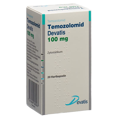 TEMOZOLOMID Devatis Kaps 100 mg Fl 20 Stk