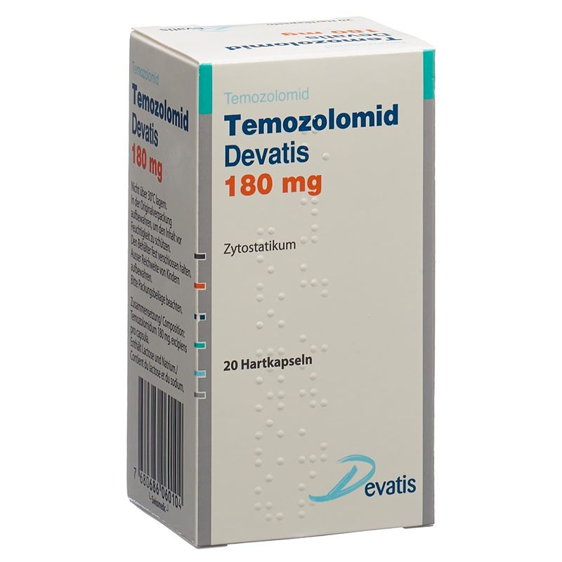 TEMOZOLOMID Devatis Kaps 180 mg Fl 20 Stk