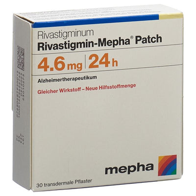 RIVASTIGMIN Mepha Patch 4.6 mg/24h TTS Btl 30 Stk