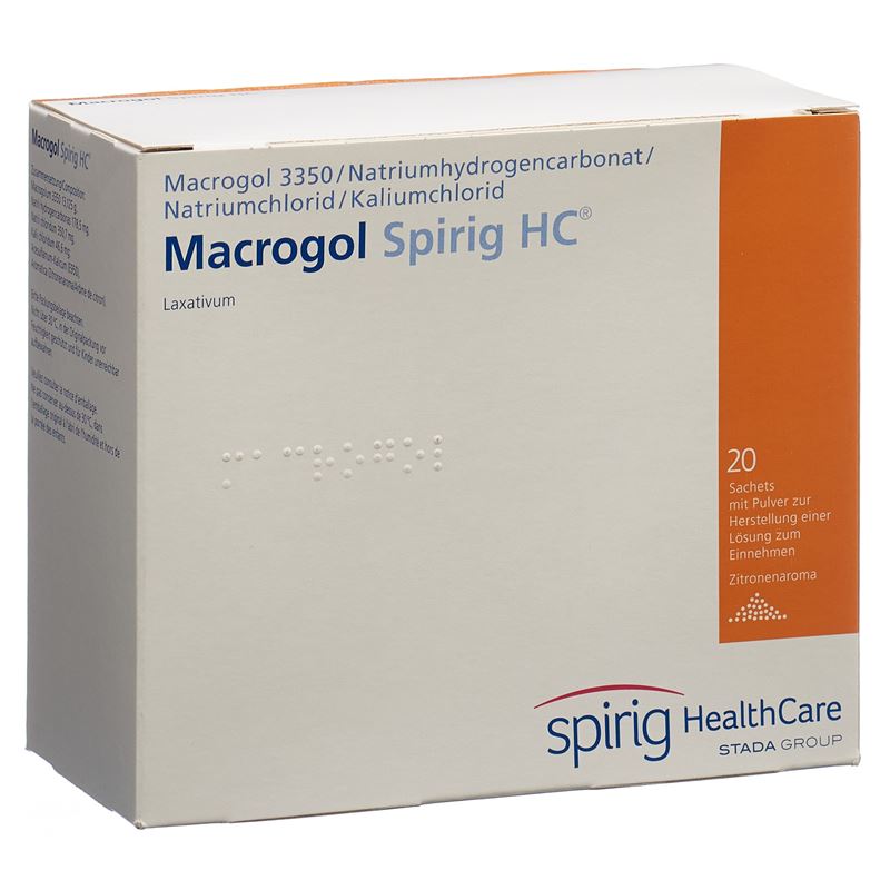 MACROGOL Spirig HC Plv Btl 20 Stk