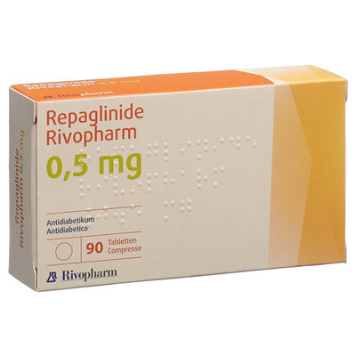 REPAGLINIDE Rivopharm Tabl 0.5 mg 90 Stk