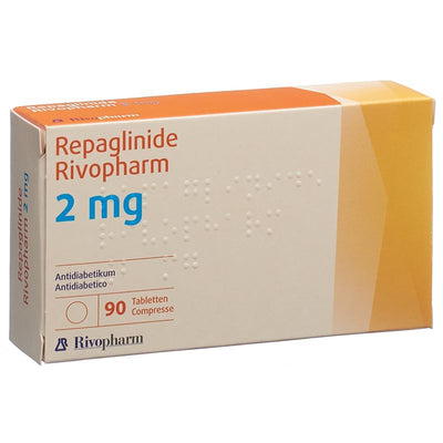 REPAGLINIDE Rivopharm Tabl 2 mg 90 Stk