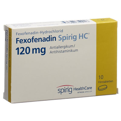 FEXOFENADIN Spirig HC Filmtabl 120 mg 10 Stk