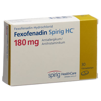 FEXOFENADIN Spirig HC Filmtabl 180 mg 30 Stk