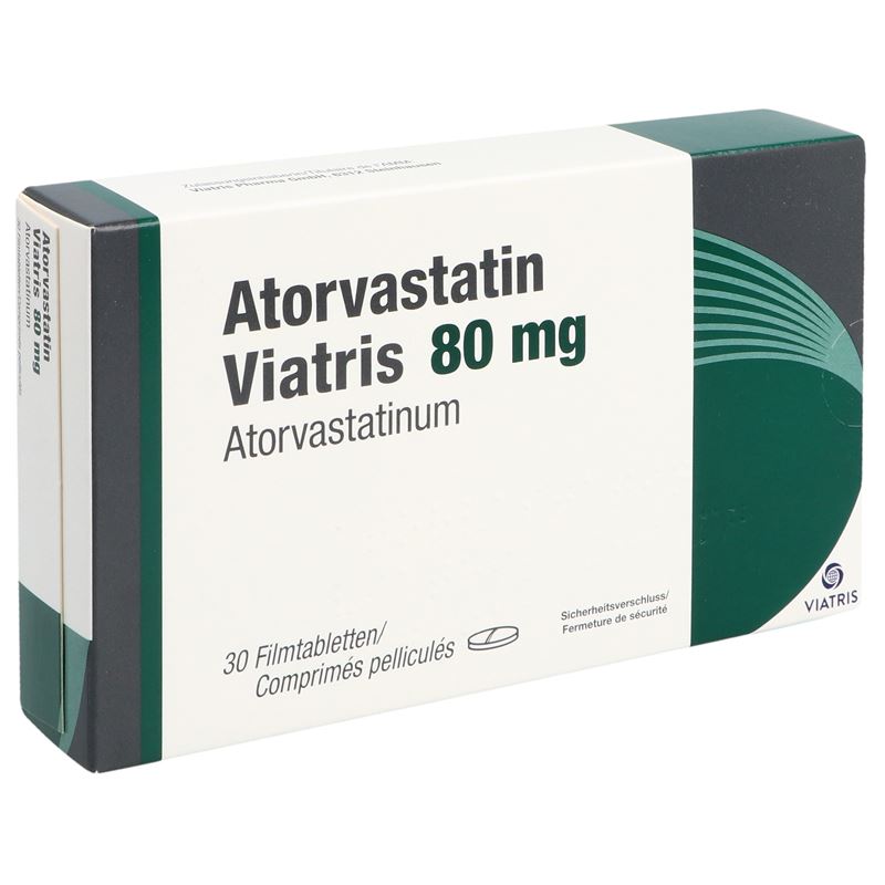 ATORVASTATIN Viatris Filmtabl 80 mg 30 Stk