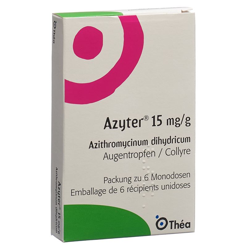 AZYTER Gtt Opht 15 mg/g 6 Unidos 0.25 g