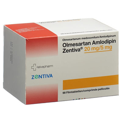 OLMESARTAN AMLO Zentiva Filmtabl 20/5 mg 98 Stk