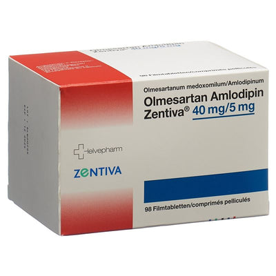 OLMESARTAN AMLO Zentiva Filmtabl 40/5 mg 98 Stk