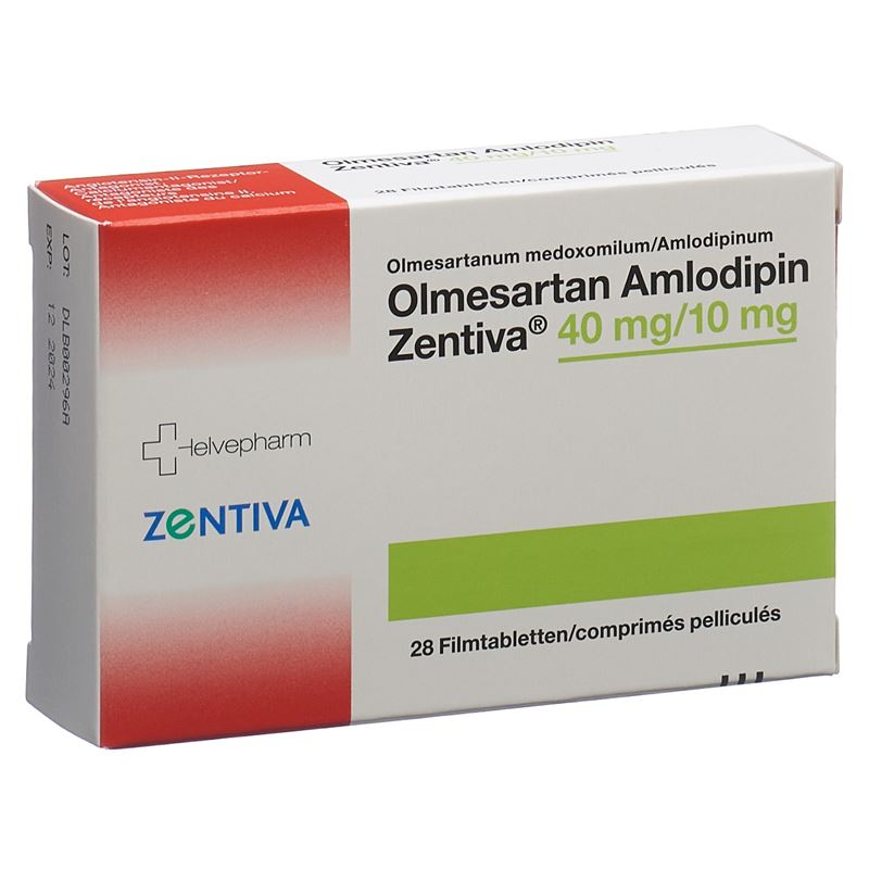 OLMESARTAN AMLO Zentiva Filmtabl 40/10 mg 28 Stk