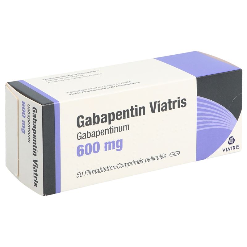 GABAPENTIN Viatris Filmtabl 600 mg 50 Stk