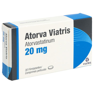 ATORVA Viatris Filmtabl 20 mg 30 Stk