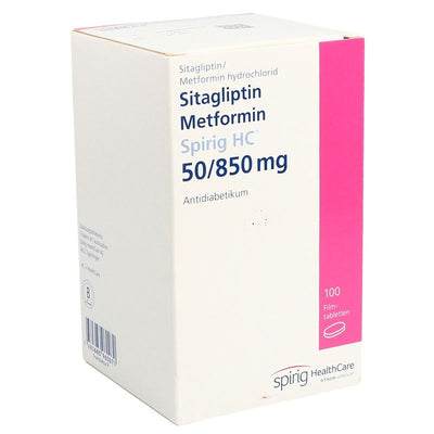 SITAGLIPTIN Metfor Spirig HC 50/850mg 100 Stk