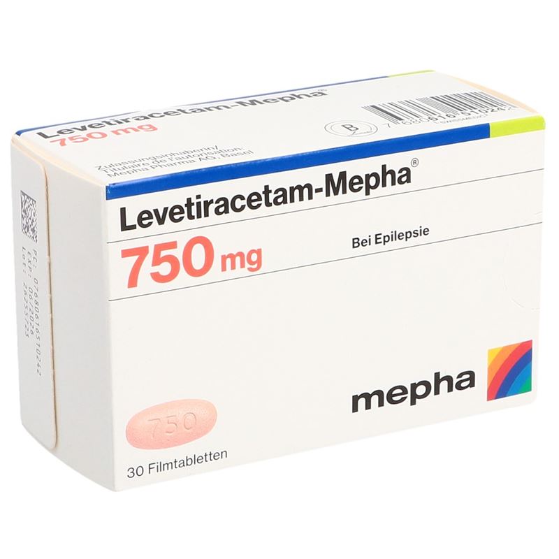 LEVETIRACETAM Mepha Filmtabl 750 mg 30 Stk