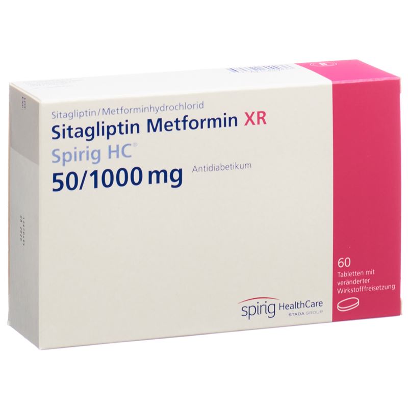 SITAGLIPTIN Metfor XR Spirig HC 50/1000mg 60 Stk