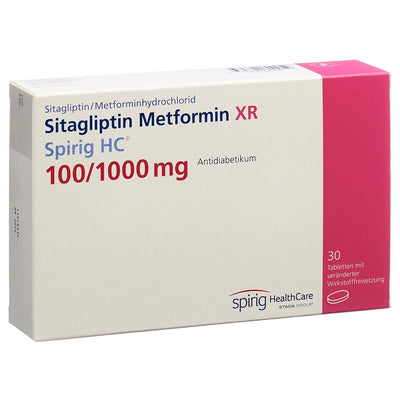 SITAGLIPTIN Metfor XR Spirig HC 100/1000mg 30 Stk