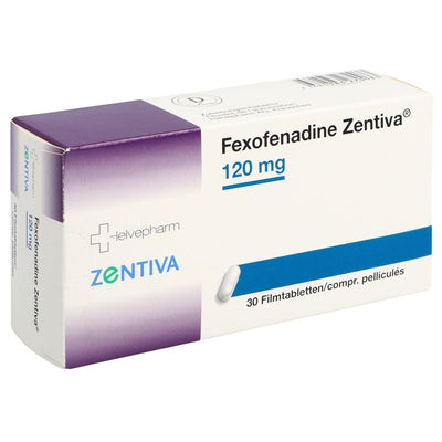 FEXOFENADINE Zentiva Filmtabl 120 mg 30 Stk