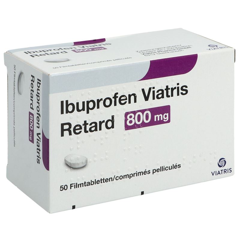 IBUPROFEN Viatris Ret Filmtabl 800 mg 50 Stk