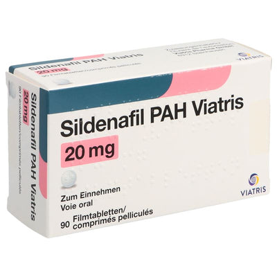 SILDENAFIL PAH Viatris Filmtabl 20 mg 90 Stk