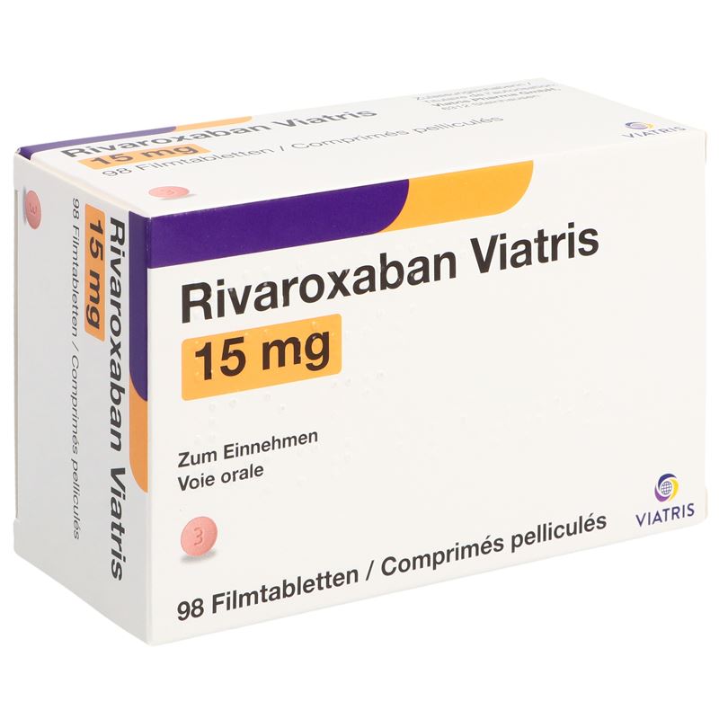 RIVAROXABAN Viatris Filmtabl 15 mg 98 Stk