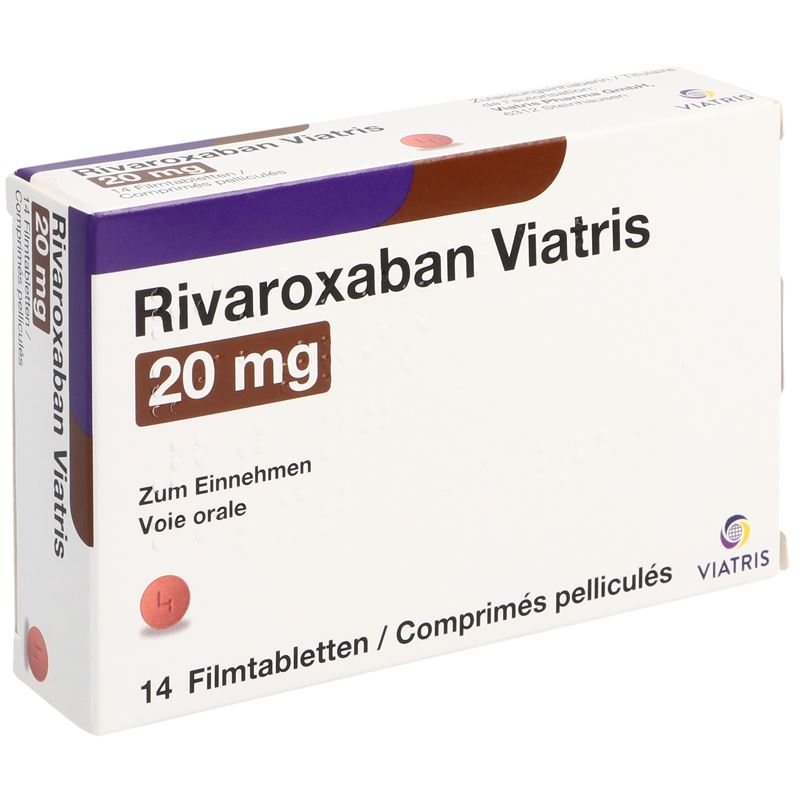 RIVAROXABAN Viatris Filmtabl 20 mg 14 Stk