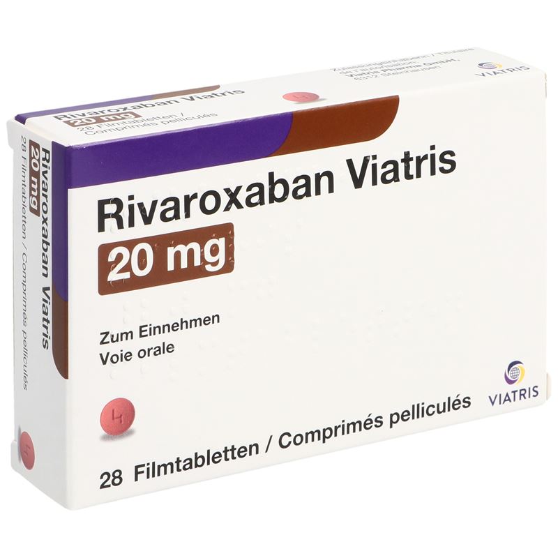 RIVAROXABAN Viatris Filmtabl 20 mg 28 Stk