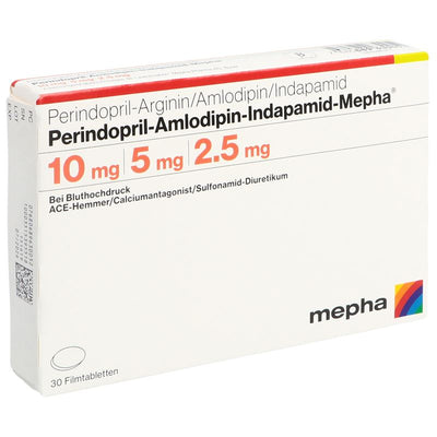 PERINDO AMLO INDAP Mepha 10/5/2.5mg 30 Stk