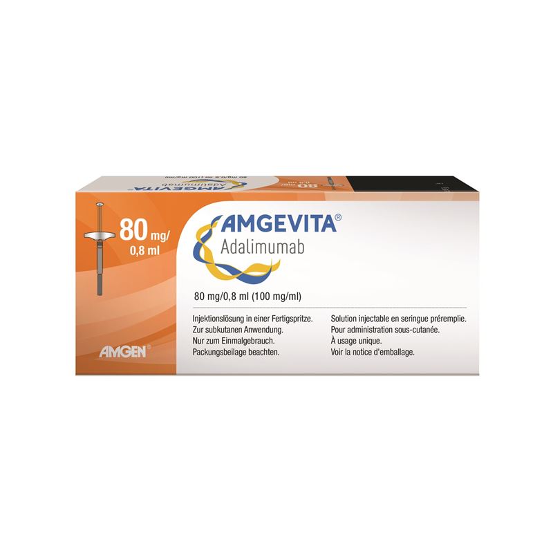 AMGEVITA Inj Lös 80 mg/0.8ml Fertspr