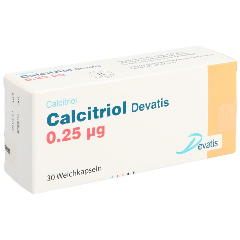 CALCITRIOL Devatis Weichkaps 0.25 mcg 30 Stk