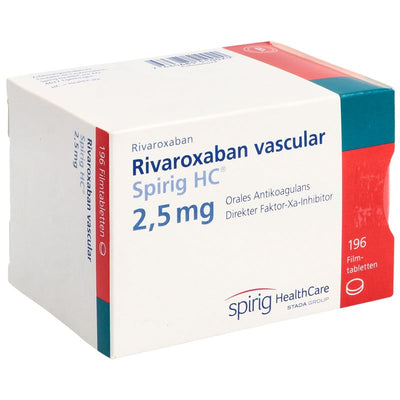 RIVAROXABAN vasc Spirig HC Filmtabl 2.5 mg 196 Stk