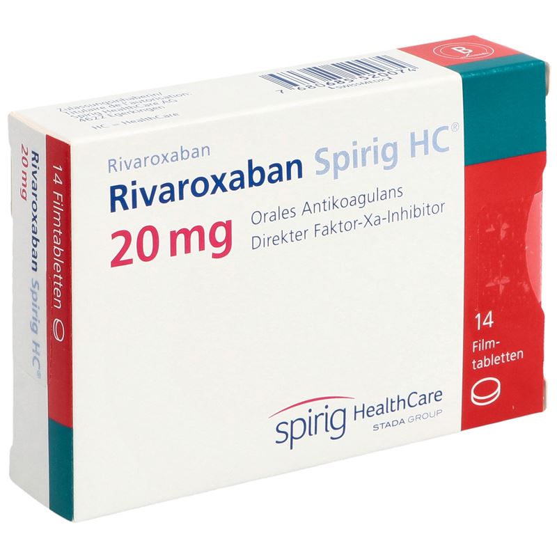 RIVAROXABAN Spirig HC Filmtabl 20 mg 14 Stk