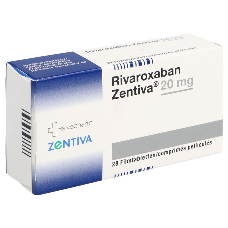 RIVAROXABAN Zentiva Filmtabl 20 mg 28 Stk