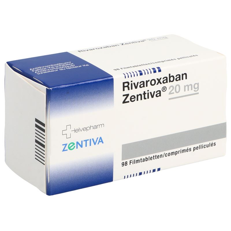 RIVAROXABAN Zentiva Filmtabl 20 mg 98 Stk