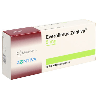 EVEROLIMUS Zentiva Tabl 5 mg 30 Stk