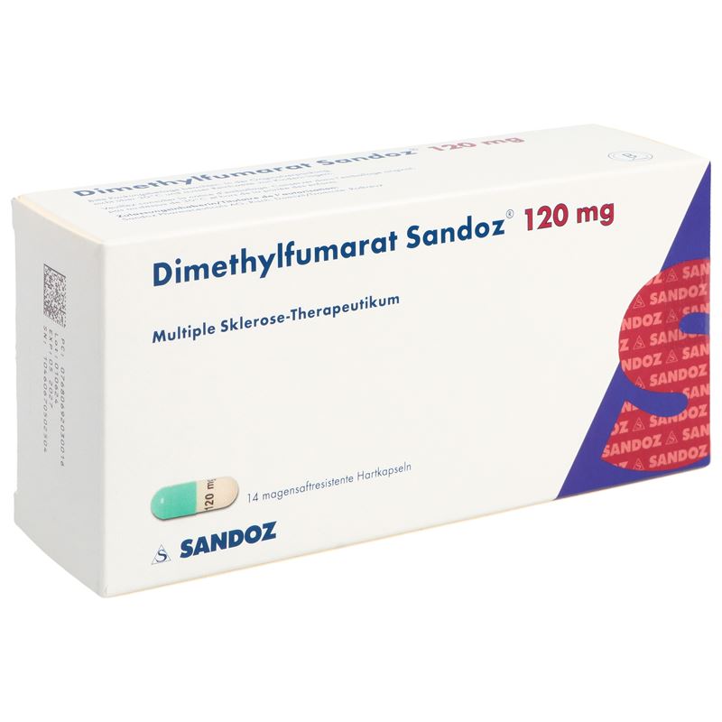 DIMETHYLFUMARAT Sandoz Kaps 120 mg 14 Stk