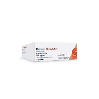 HYRIMOZ Inj Lös 40 mg/0.4ml Fertspr 6 x 0.4 ml