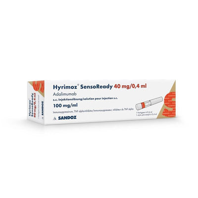 HYRIMOZ SensoReady Inj Lös 40 mg/0.4ml 0.4 ml