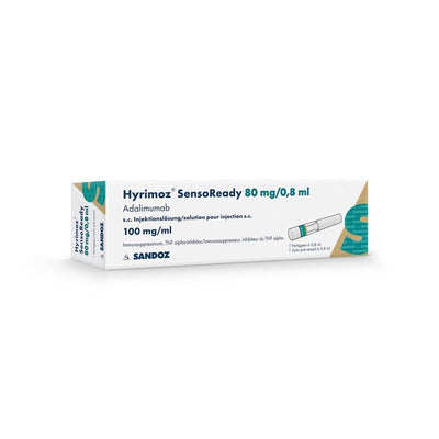 HYRIMOZ SensoReady Inj Lös 80 mg/0.8ml 0.8 ml