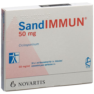 SANDIMMUN Inf Konz 50 mg/ml 10 Amp 1 ml