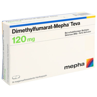 DIMETHYLFUMARAT Mepha Teva Kaps 120 mg 14 Stk