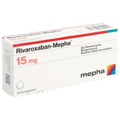 RIVAROXABAN Mepha Filmtabl 15 mg 14 Stk