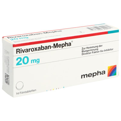 RIVAROXABAN Mepha Filmtabl 20 mg 14 Stk