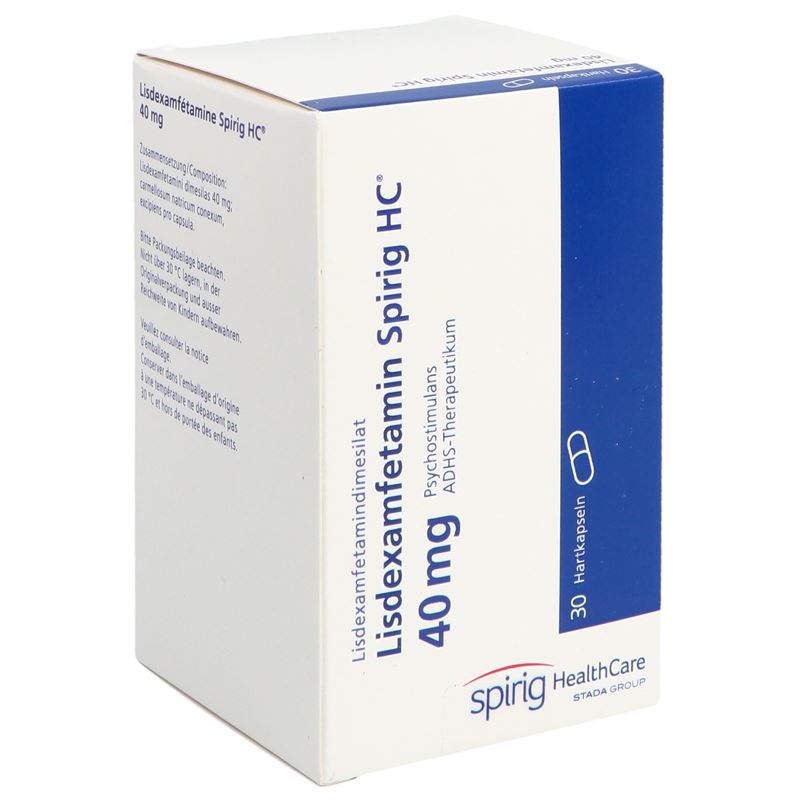 LISDEXAMFETAMIN Spirig HC Kaps 40 mg Ds 30 Stk