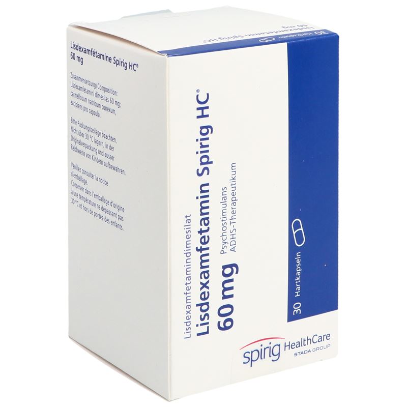 LISDEXAMFETAMIN Spirig HC Kaps 60 mg Ds 30 Stk