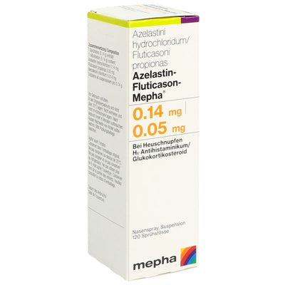 AZELASTIN FLUTICASON Mepha 0.14/0.05mg 23 ml